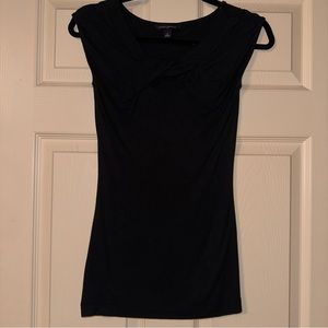 Black Twist Tie Banana Republic Top